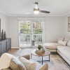 Open space living area with natural lighting