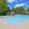 a swimming pool in a backyard